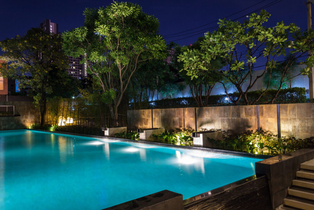 pool landscape lighting - Orlando Florida